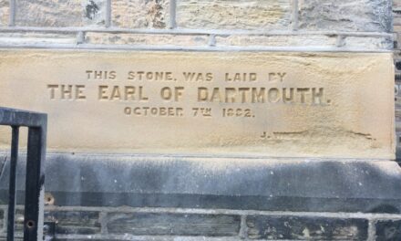 Community Centre Foundation Stone cleaned