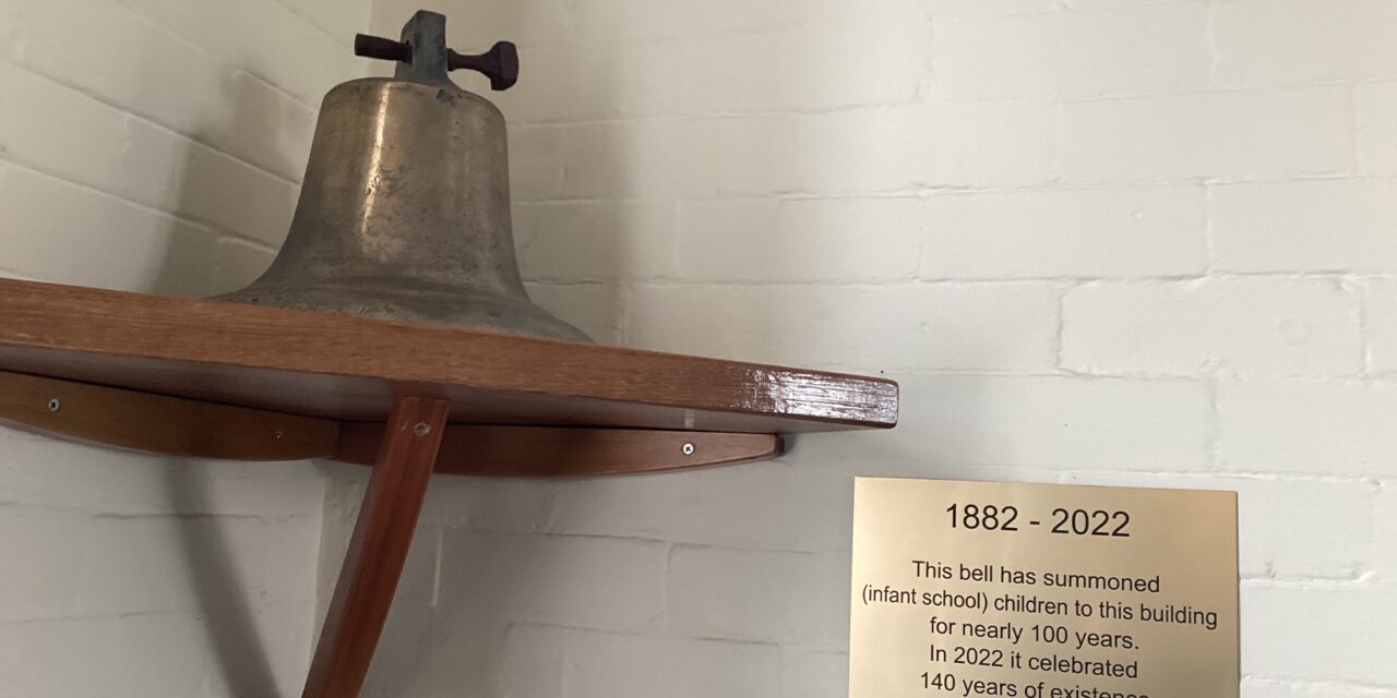 Old School bell finds permanent home