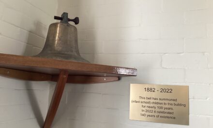 Old School bell finds permanent home