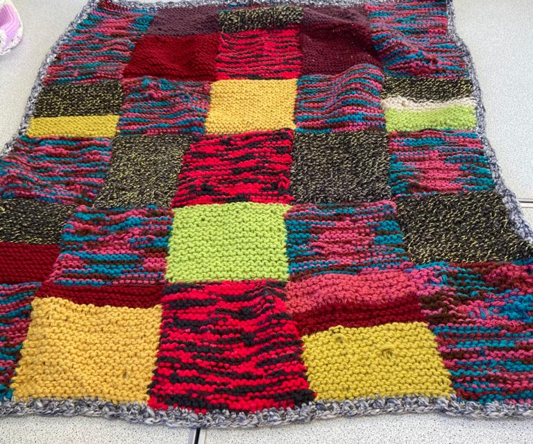 “The fruits of their labours” – Kirkheaton’s new knitters