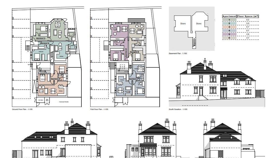 Planning application for former Liberal club.