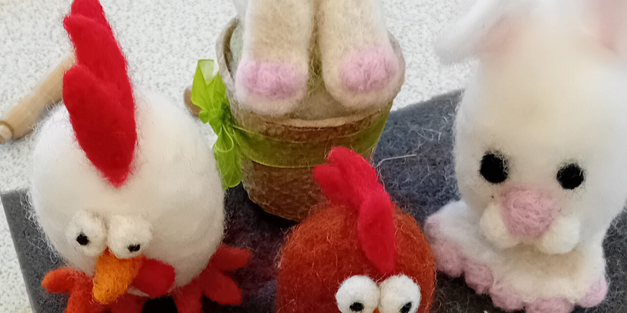 Crafters learn new skill