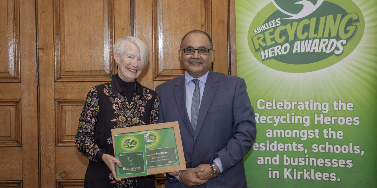 Local  volunteer receives  recycling award